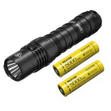 NITECORE-linterna recargable MH12S de USB-C, linterna con batería de 21700, máximo 1800 lúmenes, 294 metros, batería de litio de 5000mAh 2024 - compra barato