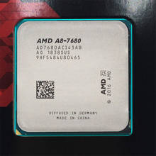 AMD APU 7680 A8 3,5 ГГц R7 четырехъядерный процессор для настольных ПК, процессор L2 = 2 м 45 Вт DDR3 разъем FM2 + Новый 2024 - купить недорого