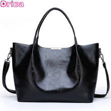 100% Driga Leather Women Handbag 2020 New Classic Casual Fashion Female Cross Hand Bag Of Bill Of Lading Messenger Bag 2024 - buy cheap