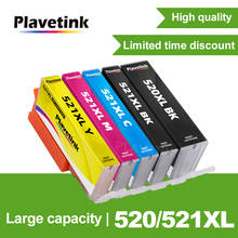 Plavetink-cartucho de tinta para impressora, cartucho de tinta para pgi 520 cli 521 compatível com canon pixma ip3600 ip4600 ip4700 mx860 mx870 com tinta completa 2024 - compre barato