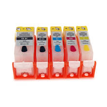 5pcs/Lot 5 Colors PGI-125 CLI-126 Refillable Ink Cartridges For Canon Pixma IP4810 IX6510 MG5210 MG6110 With ARC Chips 2024 - buy cheap