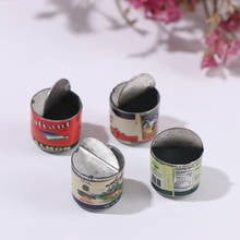 4pcs Dollhouse Can Miniature Toy Doll Food Kitchen Living Room Accessories Kids Gift Pretend Play Toy 2024 - buy cheap