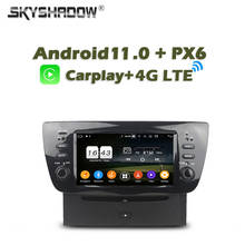 Wireless Carplay Auto Car DVD Player DSP Android 11.0 8GB +128G LTE GPS RDS Radio wifi  Bluetooth 5.0 For Fiat DOBLO 2010 - 2014 2024 - buy cheap