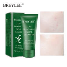 BREYLEE-tratamiento limpiador para acné Facial, limpiador de espinillas, Control de aceite de poros, mascarilla de limpieza, cuidado de la piel Facial 2024 - compra barato