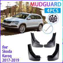 Guardabarros para coche Skoda Karoq, accesorios para coche, 4 unidades, 2017, 2018, 2019 2024 - compra barato