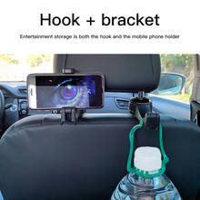 Adjustable Car Headrest Hooks Mobile Stand Car Phone Holder Fastener Seat Back Hanger Clips For Bag Handbag Houseware 2024 - buy cheap