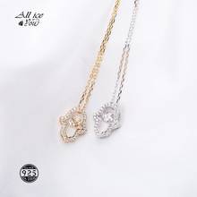 ALLICEONYOU New 925 Sterling Silver High Quality Iced Out Cubic Zirconia Palm Pendant&Necklace Hip Hop Fashion Jewelry Gift 2024 - buy cheap