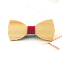 New Solid Wooden Bow Ties For Men Bowtie Classic Daily Party Butterfly Wedding Suit Shirt Bowknots Tie Gift Stylish Accessory 2024 - buy cheap