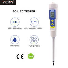 Yieryi-Mini medidor de conductividad Digital, medidor EC de suelo directo, EC-316, ATC 0 ~ 4,00 MS/s cm, para piscina, agua potable, acuario 2024 - compra barato