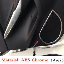 Anillo de Audio para puerta de Mazda 6 Atenza, cubierta de Marco embellecedor de estilo de coche, accesorios de plástico ABS, 2013, 2014, 2015, 4 Uds. 2024 - compra barato