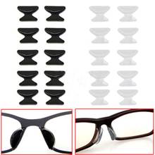 Almofadas nariz óculos 5 pares, adesivo silicone óculos nariz almofadas nosepads antiderrapante para óculos óculos de sol 2024 - compre barato
