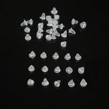 200pcs/lot Rubber Earring Back Silicone Round Ear Plug Blocked Caps Earrings Back Stoppers For DIY Parts Jewelry Findings Making 2024 - buy cheap