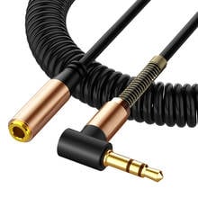 Jack 3.5 male to Female Retractable Extend Cable 3.5mm Audio Extension Cable Car Aux Code for speaker mp3 Headphone phone PC 2024 - buy cheap