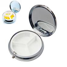 Metal Pill Box Drug Holder Medicine Tablet Capsule Box Container Storage Travel Pill Case Splitters Travel Tablet Dispenser 2024 - buy cheap