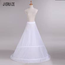 JIERUIZE-enaguas de boda de línea A, ropa interior de novia, falda larga para vestidos de graduación, crinolina 2024 - compra barato