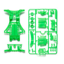 Tamiya-Juego de chasis Original de 95476 FM-A, color fluorescente, verde, para mini coches de carreras 4wd 2024 - compra barato