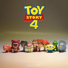 Figuras de acción de dibujos animados Story 4 para niños, muñecos de Woody, Buzz, Lotso, Rex, Hamm, the Piggy, Jessie, ToyModel, regalos, 10 estilos 2024 - compra barato