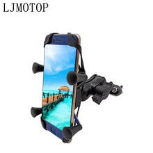 For Z900 ER6N Z800 Z750 Z1000SX CRF 450 CRF XR XL 85 CBR600RR Motorcycle Phone Bracket Handlebar Holder With USB Any Smartphone 2024 - buy cheap