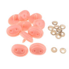 10 Pieces Plastic Safety Noses for Stuffed Pig Toys Doll Repairing Sewing Supplies 2024 - buy cheap