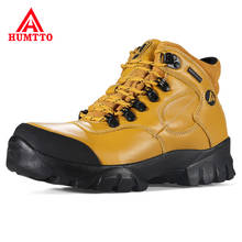 HUMTTO Genuine Leather Hiking Shoes Women Breathable Athletic Outdoor Climbing Boots Trekking Tourism Waterproof Woman Sneakers 2024 - buy cheap