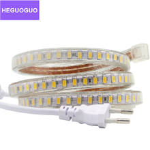 SMD 5630 AC220V LED Strip Flexible Light 120leds/m Waterproof Led Tape LED Light With EU Power Plug 1M/2M/3M/5M/6M/10M/15M/20M 2024 - buy cheap