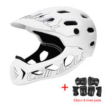 Anti-impact DH AM MTB Bicycle Helmet with Detachable Chin Guard & Knee Elbow Pad Road Mountain Bike Skateboard Cycling Helmets 2024 - buy cheap