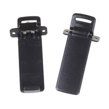 Clips de cinturón para walkie-talkie, tornillos de repuesto, Clip de cinturón trasero para Baofeng UV-5R, Radio de 2 vías, UV5R, 2 uds. 2024 - compra barato