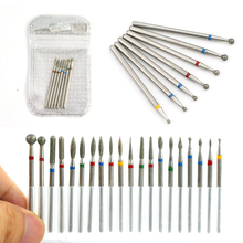 7pcs/Set Diamond Nail Drill Bit Rotery Electric Milling Cutters For Pedicure Manicure Files Cuticle Burr Nail Tools Accessories 2024 - buy cheap