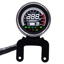 Indicador de 12000rpm de combustible para motocicleta, velocímetro digital de temperatura LCD, odómetro de nivel, reemplazo de tacómetro de 12V 2024 - compra barato