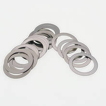Arandelas planas ultrafinas de acero inoxidable, 30mm de diámetro interior, juntas de metal de mesón, 0,1mm-1mm de espesor, 3 uds. 2024 - compra barato