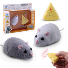 Rat Plush RC Mouse Toy  Wireless Electronic Remote Control Hot Flocking Emulation Toys Rat for Cat Dog Joke Scary Trick Toys 2024 - buy cheap