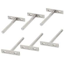 6Pcs 3-Inch Invisible Floating Shelf Brackets, Hidd en Shelves Supports, Wall Holder Concealed Bracket Mount Kit for DIY Home Wa 2024 - buy cheap