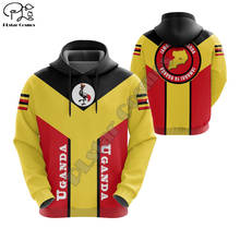 Men Women I love Uganda print 3D Hoodies Funny Uganda flag Sweatshirt Fashion Hooded Long Sleeve zipper Pullover  tracksuit 2024 - buy cheap