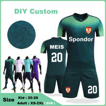 2020 soccer jersey kids Men soccer training tracksuits , retro football shirts Shorts Sportswear, Blank DIY Custom football Sets 2024 - buy cheap