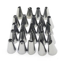 Cake Decorating Tools 24Pcs/set Good Quality Stainless Steel Icing Piping Nozzles Pastry Tips Set Cake Baking Gadget Accessories 2024 - buy cheap