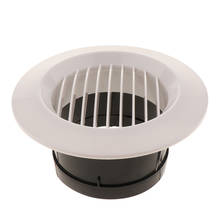 Round Air Vent ABS Louver Grille Cover PP Ventilation Grille Air Grille 92mm,116mm,145mm 2024 - buy cheap