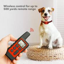 500m Pet Dog Anti-Bark Training Collar Electric Remote Control Waterproof Stop Barking Dog Training Equipment USB Charging 2024 - buy cheap