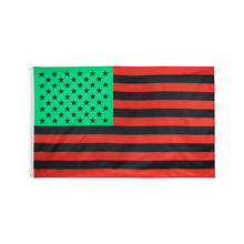 Yehoy hanging 90*150cm Red-Line  Stripe Afro American Flag For Decoration 2024 - buy cheap