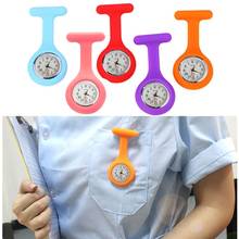 30# Fashion Pocket Watches Silicone Nurse Work Watch Brooch Tunic Fob Watch With Free Battery Digital Watches Pocket Fob Watches 2024 - buy cheap