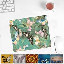 Mouse Pad Gaming Waterproof Small Mouse Pad for Laptop Desk Mat Mouse Pad Butterfly  Pattern Office Desk Accessories 2024 - buy cheap