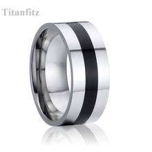 Big Large Man Masculine black wedding couple rings for men marriage anniversary fashion finger ring male 2024 - buy cheap