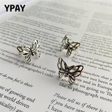 YPAY 1 PC 100% Genuine 925 Sterling Silver Ear Cuff for Women Korea Japan INS Butterfly Clip Earrings without Piercing YME702 2024 - buy cheap