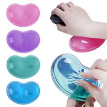 3D Wavy Silicone Heart-shaped Mouse Wrist Pad Comfort Gel Computer Mouse Hand Wrist Rests Support Cushion Pad Quality 2024 - buy cheap