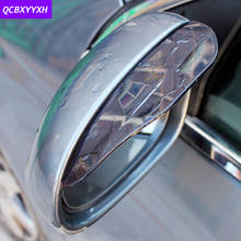 2 pcs Car Styling PVC Car Rear View Mirror Sticker Rain Eyebrow Weatherstrip Auto Mirror Rain Shield Shade Cover Protector Guard 2024 - buy cheap