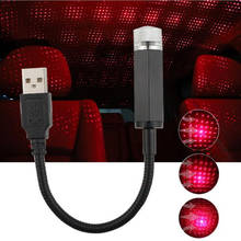 Новый Автомобильный USB светодиодный Ночной светильник на крышу Звездный проектор освесветильник для Hyundai IX35 IX45 Sonata Verna Solaris Elantra Tucson Mistra IX25 I30 2024 - купить недорого