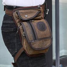 Buckle Design Waterproof Motorcycle Leg Bag Canvas Funny Drop Belt Pouch Waist Bag Motorcycle Saddle Bag Tactical Thigh Packs 2024 - buy cheap