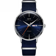 Suíça relógio de pulso masculino de marca de luxo fashion automático mecânico à prova d'água azul 2024 - compre barato