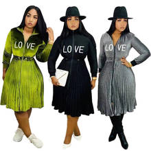 Африканские платья для женщин, африканская одежда для женщин, Повседневное Платье макси с длинным рукавом, офисные женские халаты, вечернее платье средней длины, африканская одежда 2024 - купить недорого