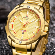 Naviforce relógio masculino de quartzo, relógio de pulso esportivo militar à prova d'água fashion de marca luxuosa para homens 2024 - compre barato