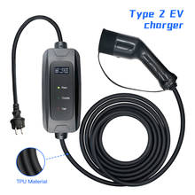 Ev Charger Type 2 For Electric Car IEC62196 Schuko 5M EVSE Charging Cable Portable Charger Level 2 16A 5 Meters 2024 - buy cheap